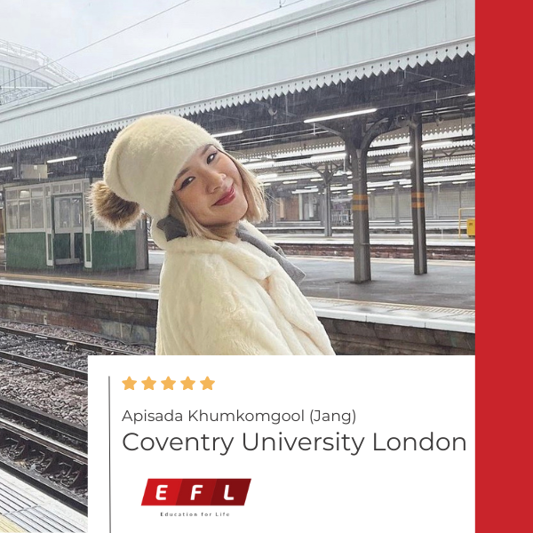 รีวิวจากน้อง Apisada เรียนที่ Coventry University London