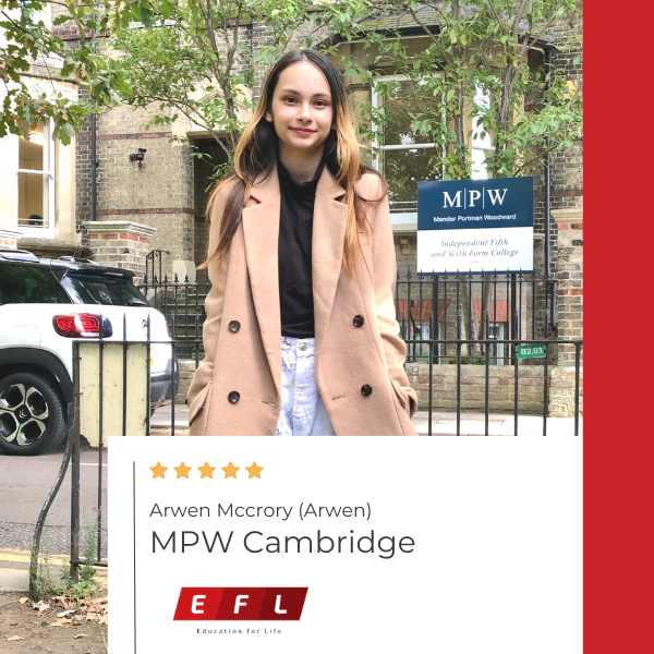 รีวิวจากน้อง Arwen เรียนที่ MPW Cambridge