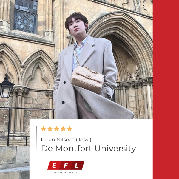 รีวิวจากน้อง Pasin เรียนที่ De Montfort University